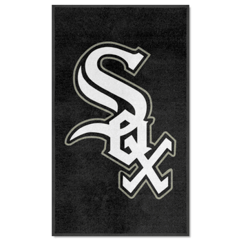 Chicago White Sox 3X5 High-Traffic Mat with Durable Rubber Backing - Portrait Orientation