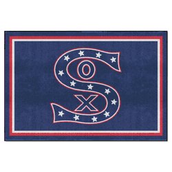 Chicago White Sox 5ft. x 8 ft. Plush Area Rug - Retro Collection