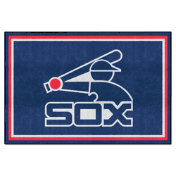 Chicago White Sox 5ft. x 8 ft. Plush Area Rug - Retro Collection