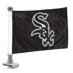 Chicago White Sox Ambassador Car Flags - 2 Pack Mini Auto Flags, 4in X 6in