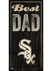 Chicago White Sox Best Dad 6x12 Sign