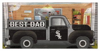 Chicago White Sox Best Dad Truck 6x12 Sign