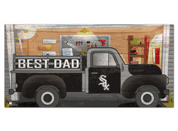 Chicago White Sox Best Dad Truck 6x12 Sign