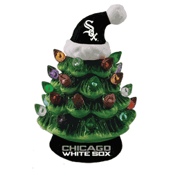Chicago White Sox Christmas Tree 4 Inch LED Tabletop