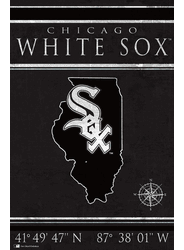 Chicago White Sox Coordinates 17x26
