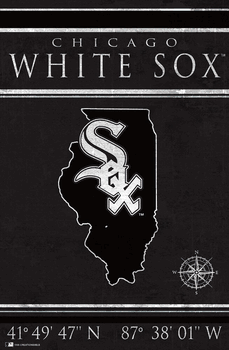 Chicago White Sox Coordinates 17x26