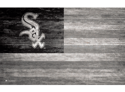 Chicago White Sox Distressed Flag 11x19