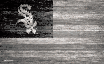 Chicago White Sox Distressed Flag 11x19