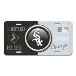Chicago White Sox Embossed Metal License Plate