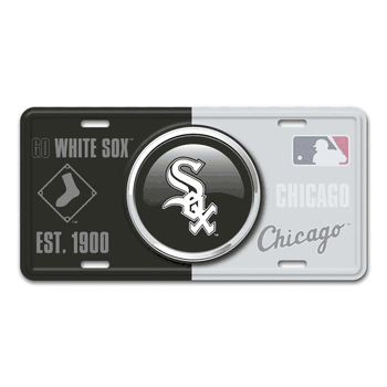 Chicago White Sox Embossed Metal License Plate
