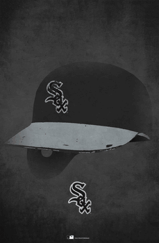 Chicago White Sox Ghost Helmet 17x26