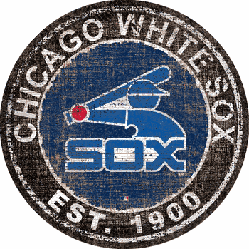 Chicago White Sox Heritage Logo Round Sign