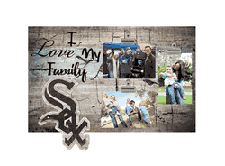 Chicago White Sox I Love my Family Clip Frame