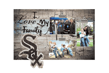 Chicago White Sox I Love my Family Clip Frame