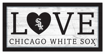Chicago White Sox Love 6x12 Sign
