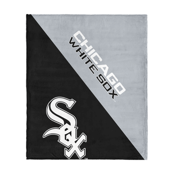 Chicago White Sox MLB Halftone Silk Touch Throw Blanket 46x60 inches