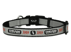 Chicago White Sox Pet Collar Reflective Baseball Size Toy CO