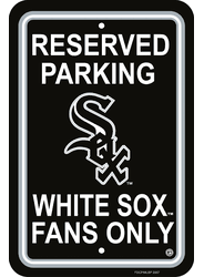 Chicago White Sox Plastic Parking Sign