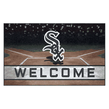 Chicago White Sox Rubber Door Mat - 18in. x 30in.