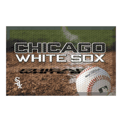 Chicago White Sox Rubber Scraper Door Mat