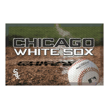 Chicago White Sox Rubber Scraper Door Mat