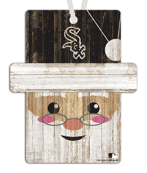 Chicago White Sox Santa Ornament