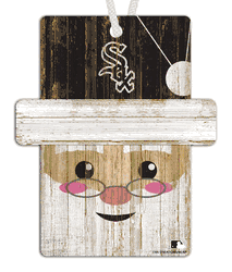 Chicago White Sox Santa Ornament