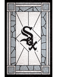 Chicago White Sox Stained Glass 11x19 Wood Sign
