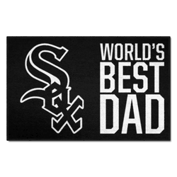 Chicago White Sox Starter Mat Accent Rug - 19in. x 30in. World's Best Dad Starter Mat