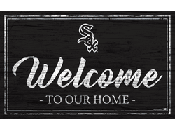 Chicago White Sox Team Color Welcome 11x19 Sign