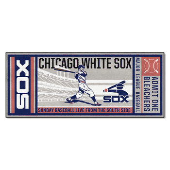 Chicago White Sox Ticket Runner Rug - 30in. x 72in.1917