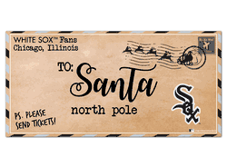 Chicago White Sox To Santa 6x12 Sign