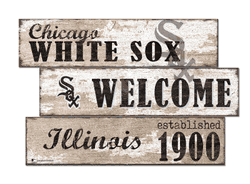 Chicago White Sox Welcome 3 Plank