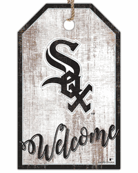 Chicago White Sox Welcome Team Tag 11x19 Sign