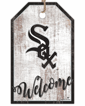 Chicago White Sox Welcome Team Tag 11x19 Sign