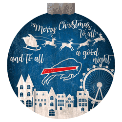 Christmas Village 12in Wall Art 