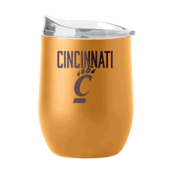 Cincinnati Bearcats 16oz Huddle Powder Coat Curved Bev