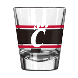 Cincinnati Bearcats 2oz Stripe Shot Glass
