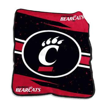 Cincinnati Bearcats 60x80 Circle Raschel Blanket