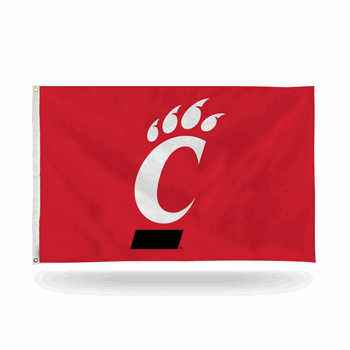 Cincinnati Bearcats Primary 3' x 5' Banner Flag