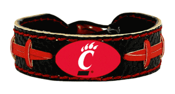 Cincinnati Bearcats Bracelet Team Color Football CO