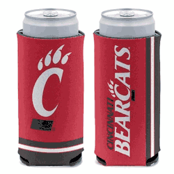 Cincinnati Bearcats Can Cooler Slim Can Design