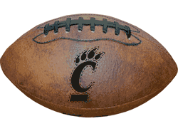 Cincinnati Bearcats Football - Vintage Throwback - 9 Inches
