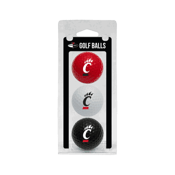 Cincinnati Bearcats Golf Balls - 3 Pack
