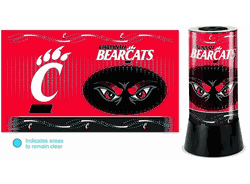 Cincinnati Bearcats Lamp Rotating Desk Style