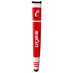 Cincinnati Bearcats Putter Grip (Colored with white stripes)