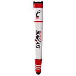 Cincinnati Bearcats Putter Grip (White with colored stripes)