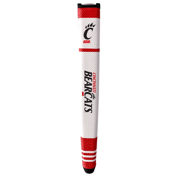 Cincinnati Bearcats Putter Grip (White with colored stripes)