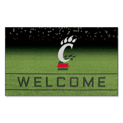 Cincinnati Bearcats Rubber Door Mat - 18in. x 30in.