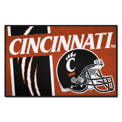 Cincinnati Bearcats Starter Mat Accent Rug - 19in. x 30in., Unifrom Design